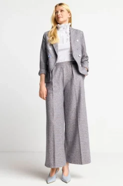 Rich & Royal Karierte Culotte Aus Wollmix<Damen Weite Hosen|Business Hosen