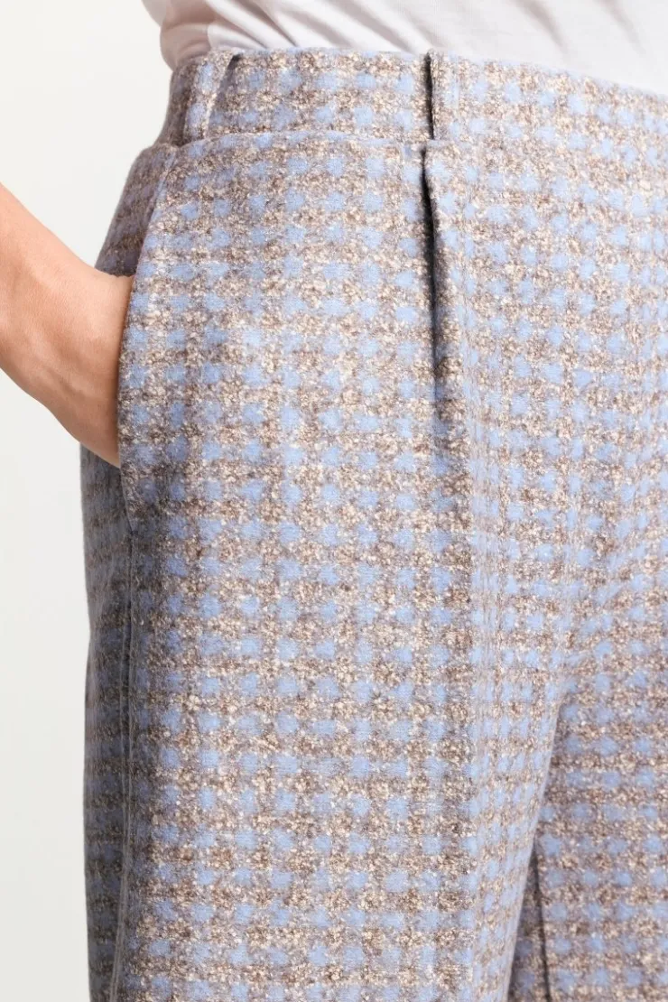 Rich & Royal Karierte Culotte Aus Wollmix<Damen Weite Hosen|Business Hosen