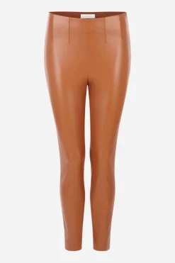Rich & Royal Knöchellange Kunstleder-Leggings<Damen Schmale Hosen