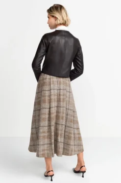 Rich & Royal Kurze Lederjacke Mit Druckknöpfen<Damen Übergangsjacken