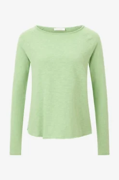 Rich & Royal Longsleeve Aus Baumwolle Mit Offenen Kanten<Damen Longsleeves