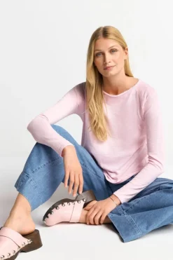 Rich & Royal Longsleeve Aus Baumwolle Mit Offenen Kanten<Damen Longsleeves