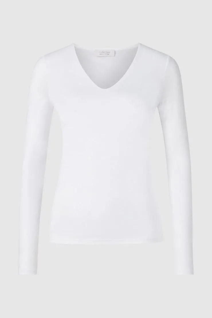 Rich & Royal Longsleeve Mit V-Neck<Damen Longsleeves