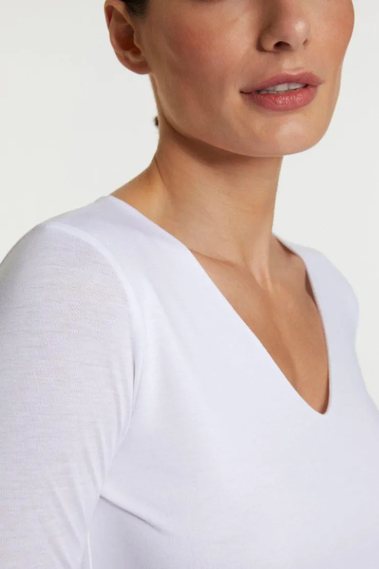 Rich & Royal Longsleeve Mit V-Neck<Damen Longsleeves