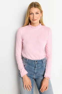 Rich & Royal Longsleeve Mit Frill-Kragen<Damen Longsleeves