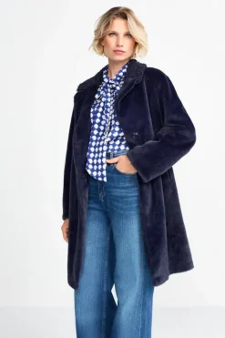 Rich & Royal Mantel Aus Weichem Fake Fur<Damen Felljacken