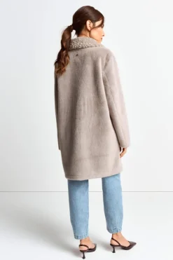 Rich & Royal Mantel Aus Weichem Fake Fur<Damen Felljacken