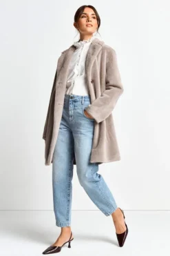 Rich & Royal Mantel Aus Weichem Fake Fur<Damen Felljacken