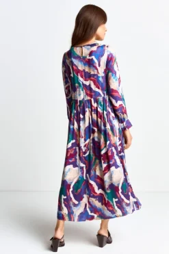 Rich & Royal Midikleid Mit Abstraktem Print<Damen Midikleider