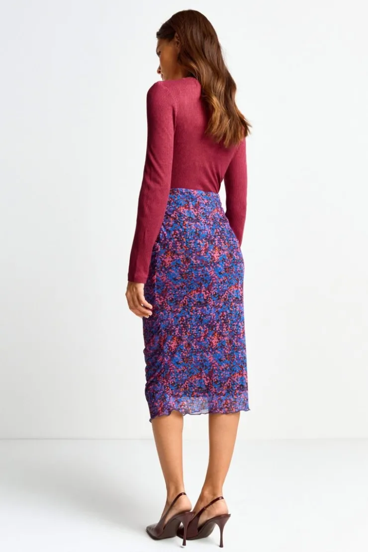 Rich & Royal Midirock Mit Floralem Allover-Print<Damen Midiröcke