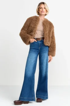 Rich & Royal Offene Kunstfelljacke<Damen Felljacken
