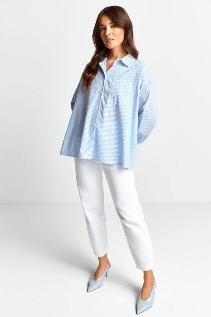Rich & Royal Oversized Hemdbluse<Damen Casual Blusen