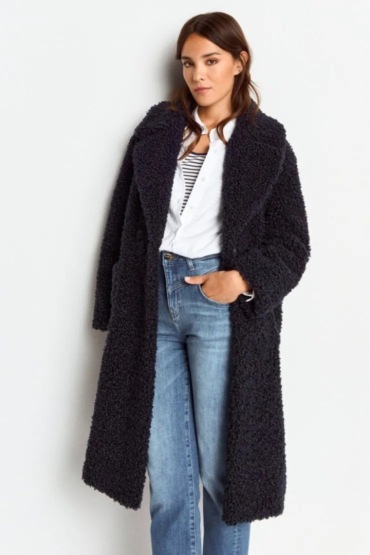 Rich & Royal Oversized-Mantel Aus Teddyfell<Damen Felljacken
