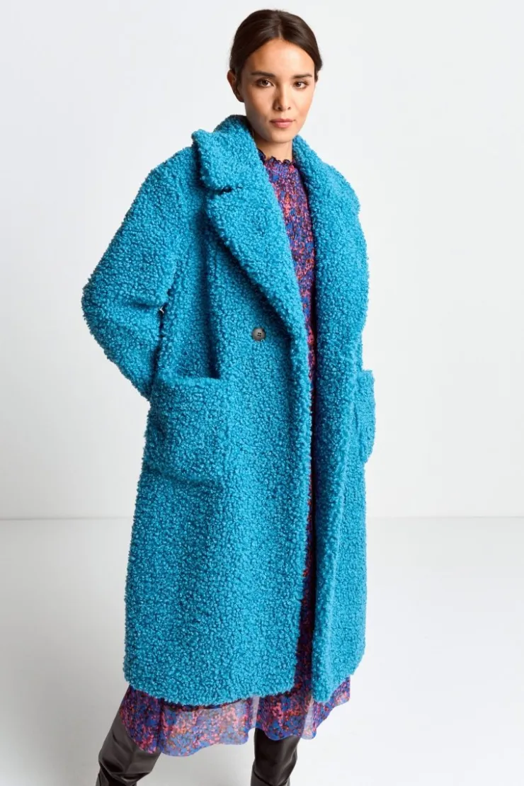 Rich & Royal Oversized-Mantel Aus Teddyfell<Damen Felljacken