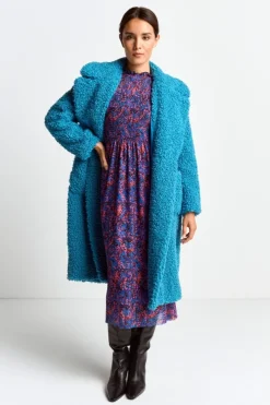 Rich & Royal Oversized-Mantel Aus Teddyfell<Damen Felljacken
