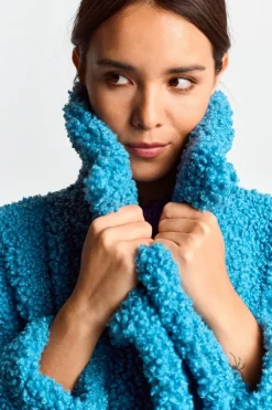 Rich & Royal Oversized-Mantel Aus Teddyfell<Damen Felljacken