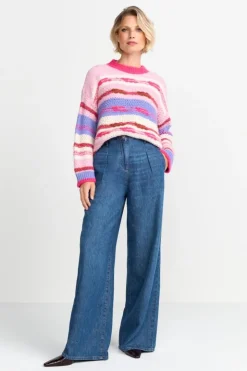Rich & Royal Pullover In Colour-Blocking-Optik<Damen Pullover