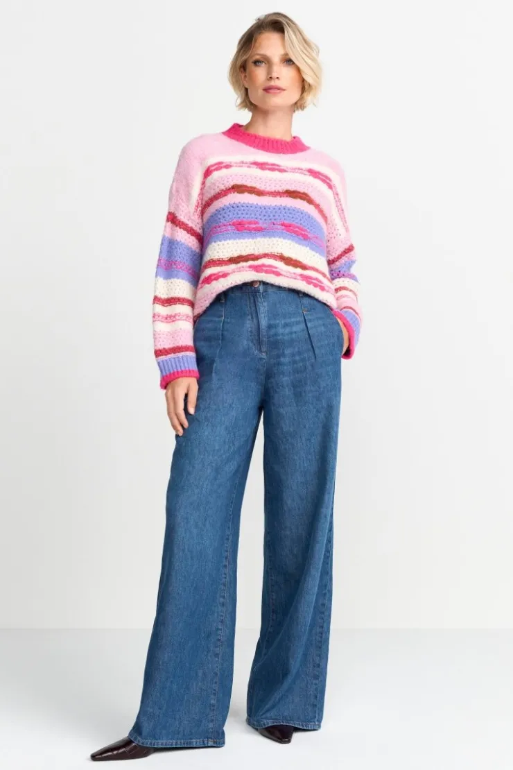 Rich & Royal Pullover In Colour-Blocking-Optik<Damen Pullover