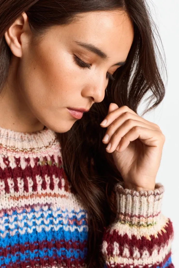 Rich & Royal Pullover Mit Bunten Streifen<Damen Pullover