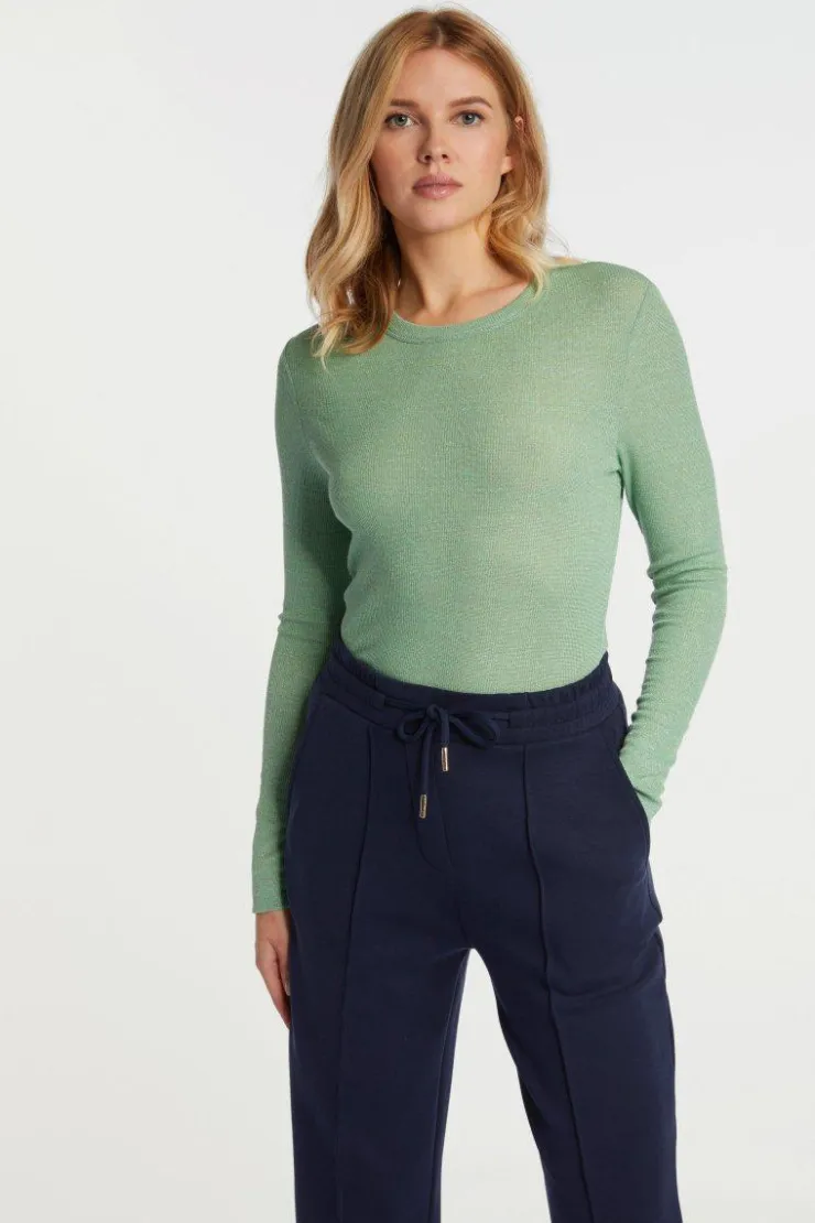 Rich & Royal Rib-Longsleeve<Damen Longsleeves
