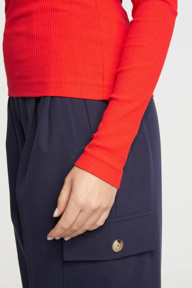 Rich & Royal Rib-Longsleeve<Damen Longsleeves