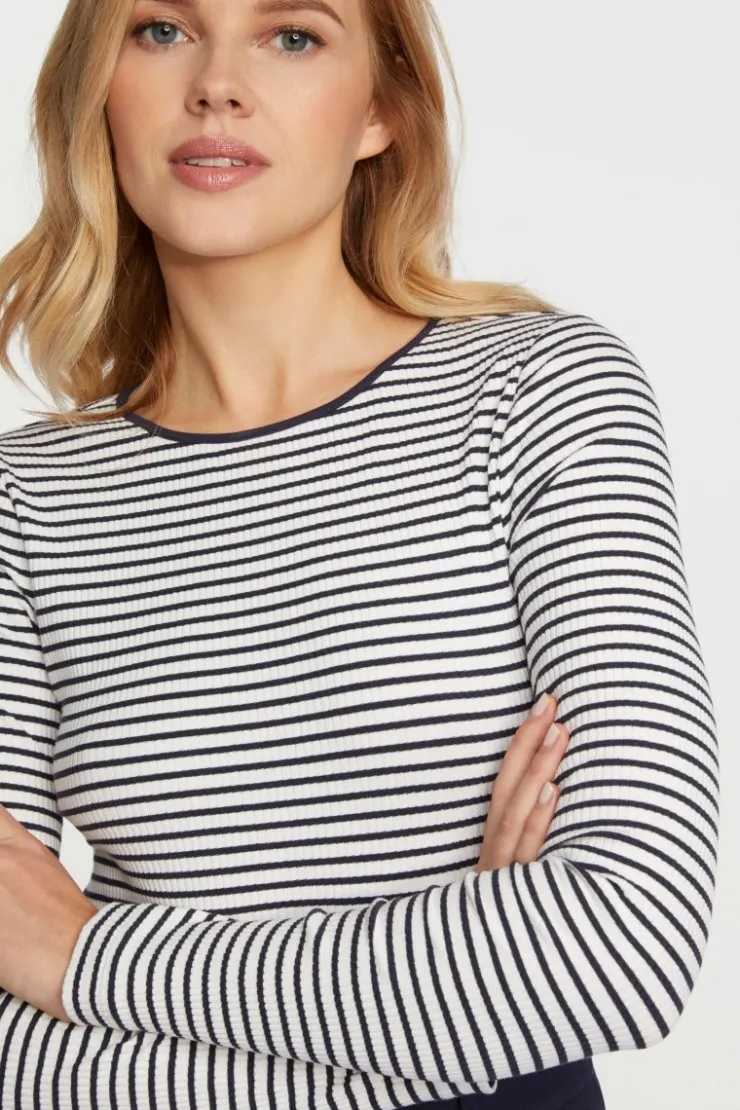 Rich & Royal Rib-Longsleeve Aus Bio-Baumwolle<Damen Longsleeves