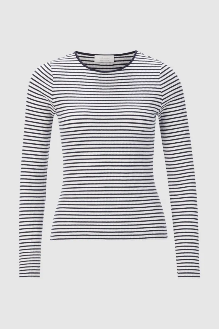Rich & Royal Rib-Longsleeve Aus Bio-Baumwolle<Damen Longsleeves