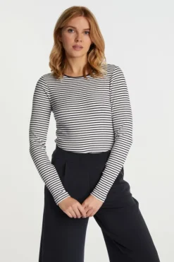 Rich & Royal Rib-Longsleeve Aus Bio-Baumwolle<Damen Longsleeves