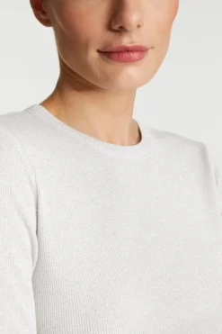 Rich & Royal Rib-Longsleeve Mit Glanzeffekt<Damen Longsleeves