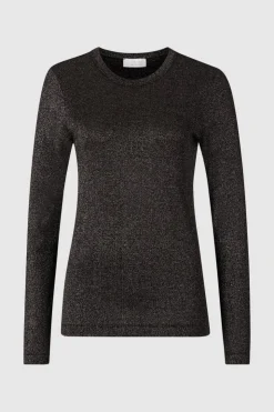 Rich & Royal Rib-Longsleeve Mit Glanzeffekt<Damen Longsleeves