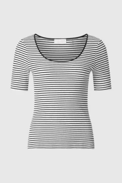 Rich & Royal Rib-Shirt Aus Baumwolle<Damen T-Shirts