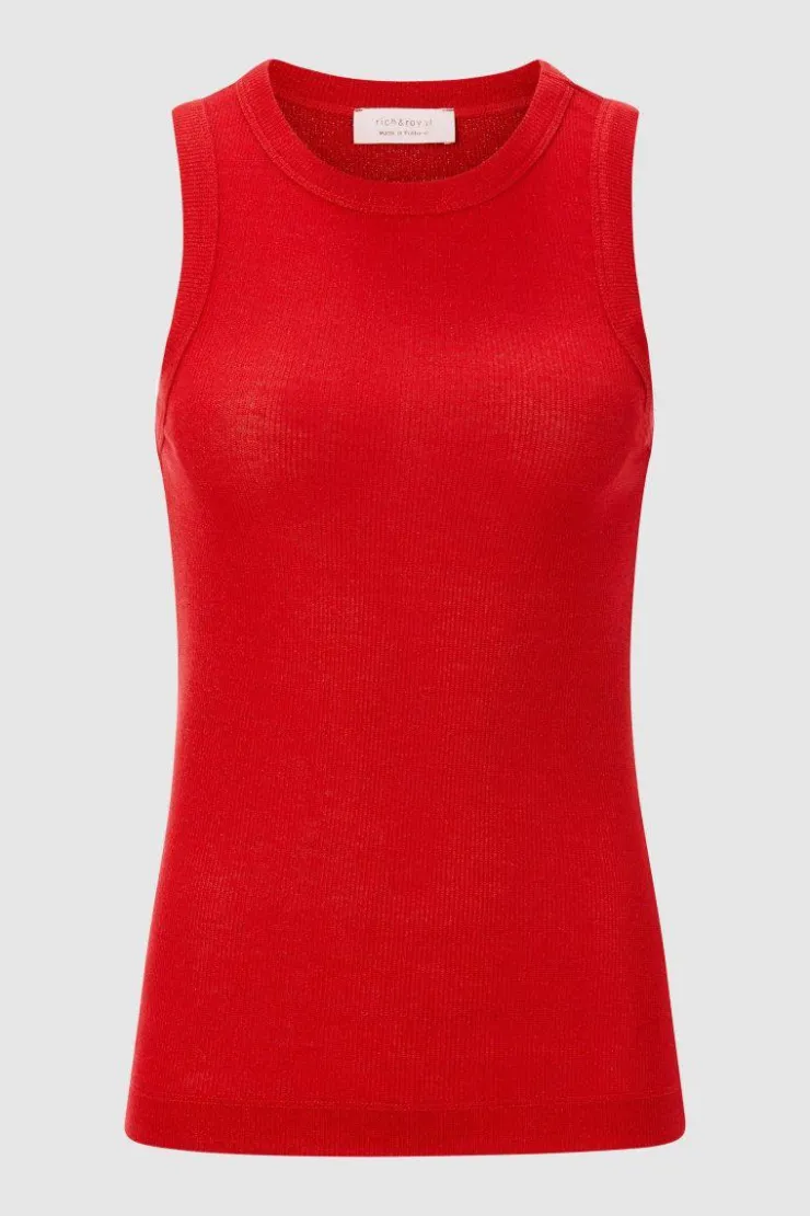 Rich & Royal Rib-Top<Damen Tops