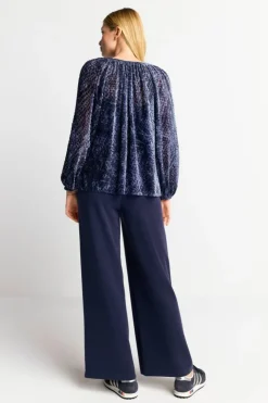 Rich & Royal Samtbluse Mit Ballonärmeln<Damen Casual Blusen