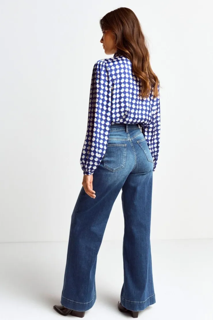 Rich & Royal Schluppenbluse Mit Frill-Kragen<Damen Casual Blusen
