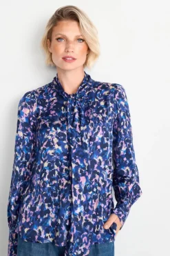 Rich & Royal Schluppenbluse Mit Leo-Print<Damen Casual Blusen