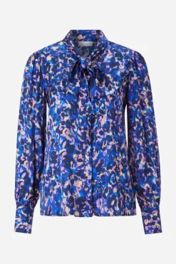 Rich & Royal Schluppenbluse Mit Leo-Print<Damen Casual Blusen