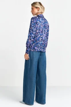 Rich & Royal Schluppenbluse Mit Leo-Print<Damen Casual Blusen