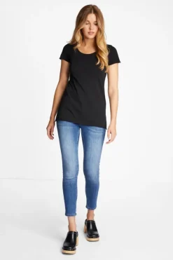 Rich & Royal Slub-T-Shirt Aus Baumwolle<Damen T-Shirts