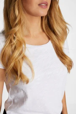 Rich & Royal Slub-T-Shirt Aus Baumwolle<Damen T-Shirts