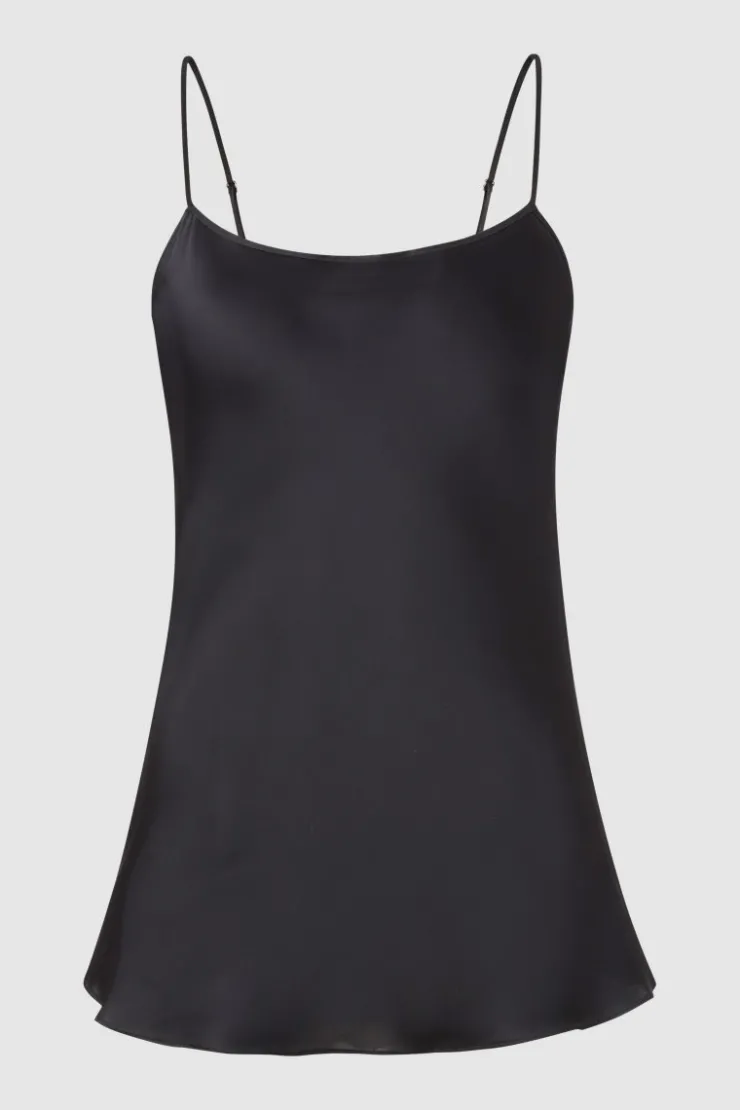 Rich & Royal Spaghettiträger-Top Mit Seide<Damen Tops
