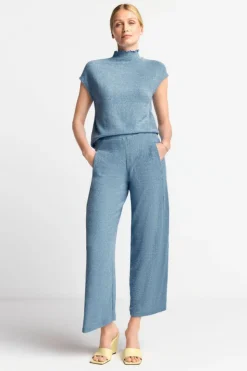 Rich & Royal Stoffhose In Crinkle-Optik<Damen Weite Hosen
