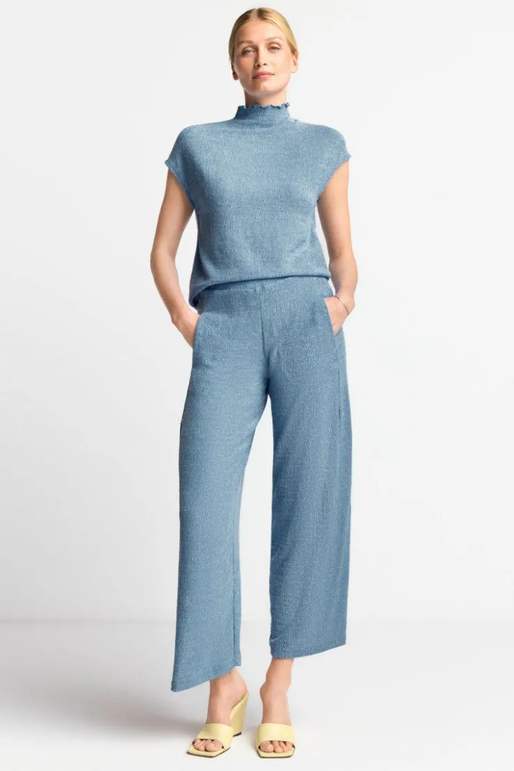 Rich & Royal Stoffhose In Crinkle-Optik<Damen Weite Hosen
