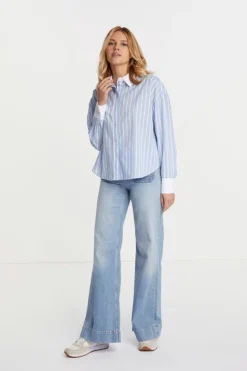 Rich & Royal Streifenbluse<Damen Casual Blusen