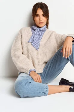 Rich & Royal Strickcardigan Mit Knopfleiste<Damen Cardigans