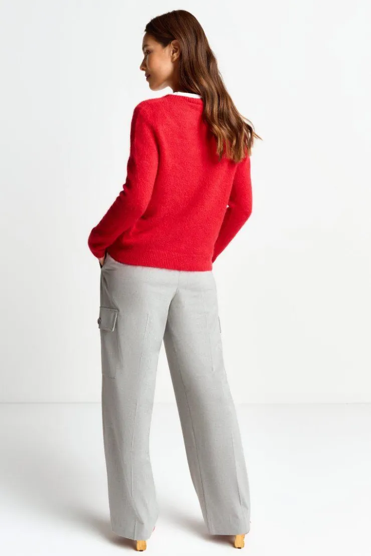 Rich & Royal Strickpullover Aus Weichem Materialmix<Damen Pullover