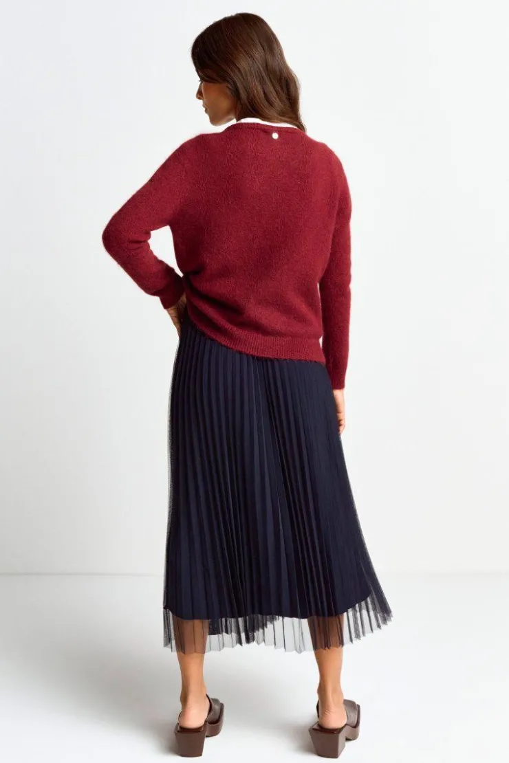 Rich & Royal Strickpullover Aus Weichem Materialmix<Damen Pullover