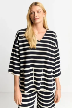 Rich & Royal Sweatshirt Mit Tiefem V-Neck<Damen Sweat