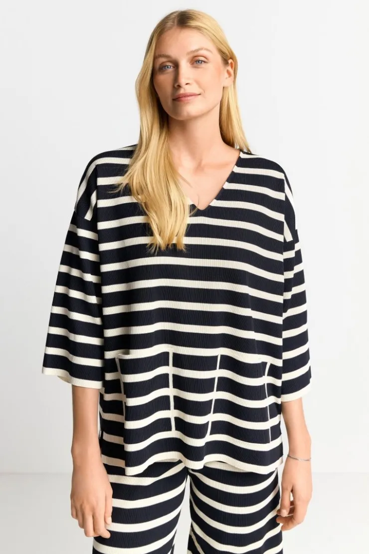 Rich & Royal Sweatshirt Mit Tiefem V-Neck<Damen Sweat