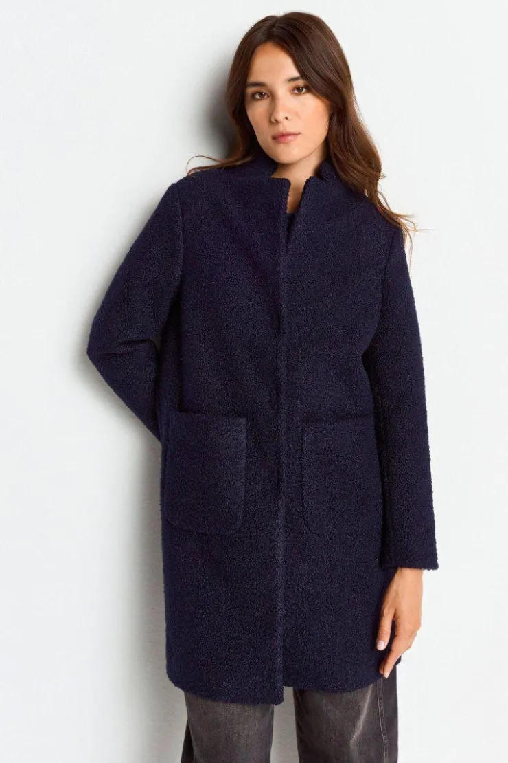 Rich & Royal Teddy-Mantel Mit Stehkragen<Damen Felljacken