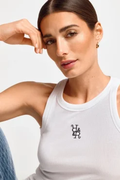 Rich & Royal Top Mit Logostickerei<Damen Tops